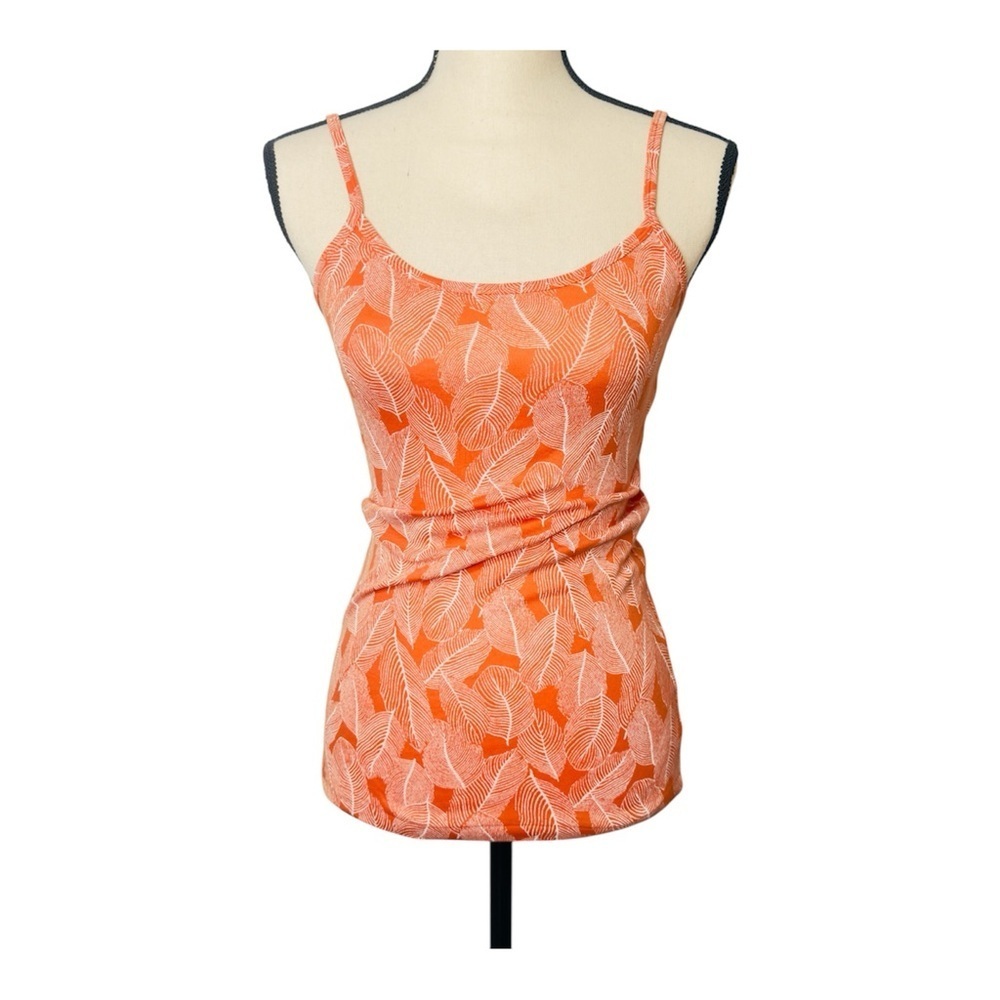 Banana Republic Women's Blouse Top‎ Orange Spaghetti Strap Size Small